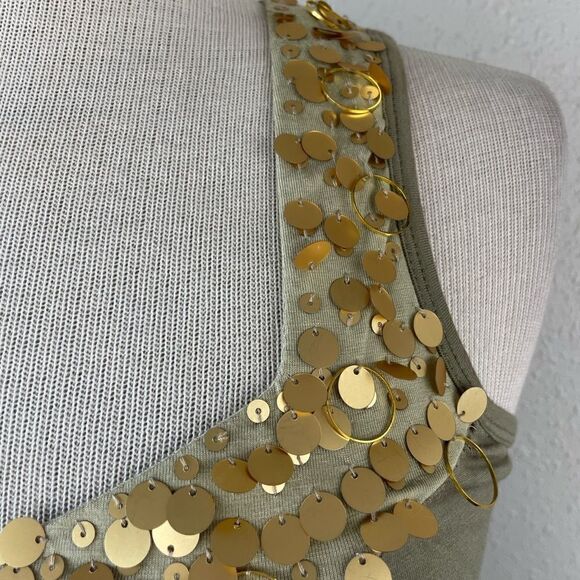 NWT Mac & Jac Khaki Mix Tank Top Size XS - Picture 3 of 9